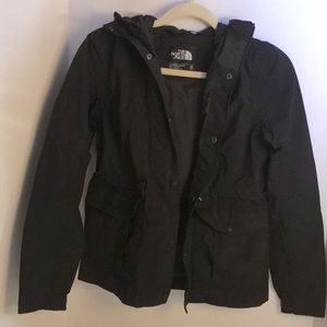 The North Face Black Raincoat